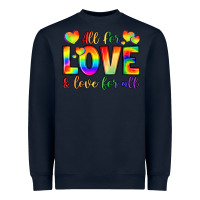 Navy all for love and love for love Heavyweight Sweatshirt - LillyAllenDesigns