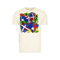 Vintage Arctic puerto rico with dominican republic hearts Vintage Tee - NancyCooperArtShop