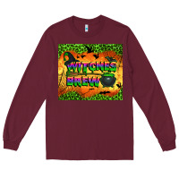 Burgundy witches brew tumbler Long Sleeve Tee - BundleAndBundleShop