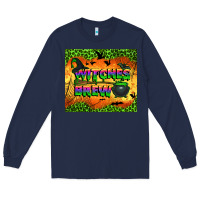 Navy witches brew tumbler Long Sleeve Tee - BundleAndBundleShop