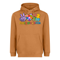 Meerkat Peace love Autism Heavyweight Hoodie - CowGirlArtShop