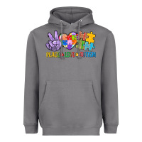 Storm Peace love Autism Heavyweight Hoodie - CowGirlArtShop