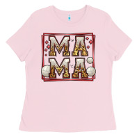 Bubblegum Pink volleyball mama Ladies Tee - Jasminsmagicworld