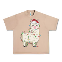 Burro christmas llama Urban Heavy Tee - MaliasSmallBusiness