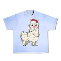 Grape Ice christmas llama Urban Heavy Tee - MaliasSmallBusiness
