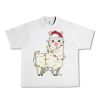 Lunar Rock christmas llama Urban Heavy Tee - MaliasSmallBusiness