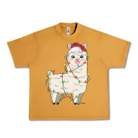 Peanut Butter christmas llama Urban Heavy Tee - MaliasSmallBusiness