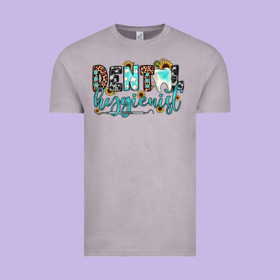 Dental Hygienist Vintage Tee Designed By Jahusdesignshop