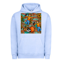 Pigment Grape Ice fall scarecrow seamless pattern Urban Hoodie - BundleAndBundleShop