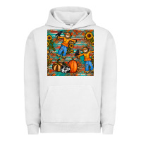 Pigment Lunar Rock fall scarecrow seamless pattern Urban Hoodie - BundleAndBundleShop