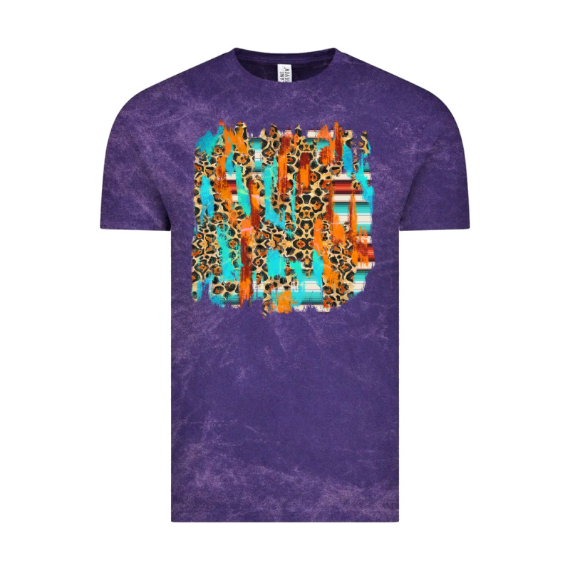 Serape With Leopard Pattern Vintage Tee by NancyCooperArtShop | Teevron