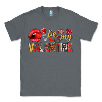 Charcoal Heather be my valentine Classic Tee - NancyCooperArtShop