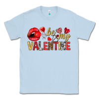 Dusty Blue be my valentine Classic Tee - NancyCooperArtShop