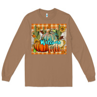 Toasted Coconut welcome fall tumbler Long Sleeve Tee - BundleAndBundleShop
