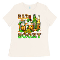 Bad And Boozy With Beer Ladies Tee | Teevron