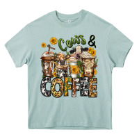 Arona cows and coffee cups Heavy Core Tee - Jasminsmagicworld