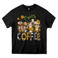 Black cows and coffee cups Heavy Core Tee - Jasminsmagicworld