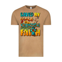 Vintage Camel saved by grace through faith Vintage Tee - NancyCooperArtShop