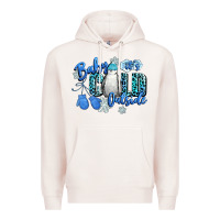 Pale Pink baby its cold outside Premium Hoodie - CowGirlArtShop
