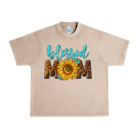 French Oak blessed mom with sunflower Urban Heavy Tee - NancyCooperArtShop