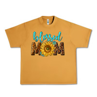 Peanut Butter blessed mom with sunflower Urban Heavy Tee - NancyCooperArtShop