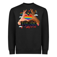 Black equality hurts no one lgbtq hands Heavyweight Sweatshirt - LillyAllenDesigns