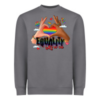 Storm equality hurts no one lgbtq hands Heavyweight Sweatshirt - LillyAllenDesigns