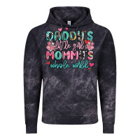 Cloud Black daddy's little girl mommy's whole world Vintage Hoodie - MaliasSmallBusiness