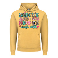 Vintage Mustard daddy's little girl mommy's whole world Vintage Hoodie - MaliasSmallBusiness