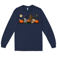 Navy headstone and coffin lebbey glass Long Sleeve Tee - BundleAndBundleShop