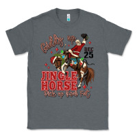 Charcoal Heather giddy up jingle horse pick up your feet Classic Tee - MaliasSmallBusiness