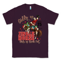 Plum giddy up jingle horse pick up your feet Classic Tee - MaliasSmallBusiness