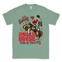 Sage giddy up jingle horse pick up your feet Classic Tee - MaliasSmallBusiness