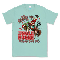 Seafoam giddy up jingle horse pick up your feet Classic Tee - MaliasSmallBusiness