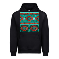 Black native american aztec seamless pattern 4 Urban Hoodie - BundleAndBundleShop