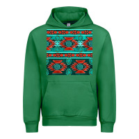 Emerald native american aztec seamless pattern 4 Urban Hoodie - BundleAndBundleShop