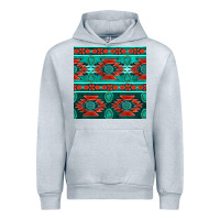 Heather Grey native american aztec seamless pattern 4 Urban Hoodie - BundleAndBundleShop