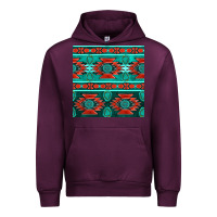 Mauve Wine native american aztec seamless pattern 4 Urban Hoodie - BundleAndBundleShop