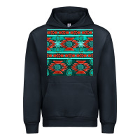 Navy native american aztec seamless pattern 4 Urban Hoodie - BundleAndBundleShop
