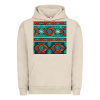 Pigment French Oak native american aztec seamless pattern 4 Urban Hoodie - BundleAndBundleShop