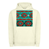 Pigment Pistachio native american aztec seamless pattern 4 Urban Hoodie - BundleAndBundleShop