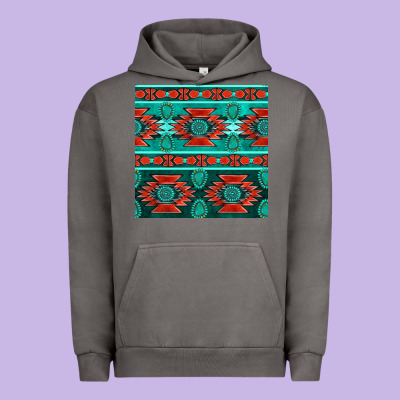 Native American Aztec Seamless Pattern 4 Urban Hoodie Designed By Bundleandbundleshop