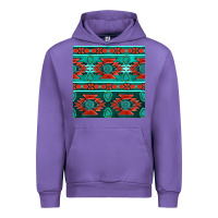 Tulip native american aztec seamless pattern 4 Urban Hoodie - BundleAndBundleShop