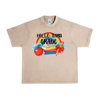 French Oak back to school hello third grade 3200x2400 Urban Heavy Tee - AdoDesignShop