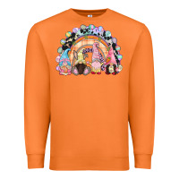 Carrot Easter Day rainbow gnomes Premium Sweatshirt - CowGirlArtShop