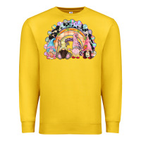 Lemon Easter Day rainbow gnomes Premium Sweatshirt - CowGirlArtShop