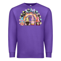 Purple Easter Day rainbow gnomes Premium Sweatshirt - CowGirlArtShop
