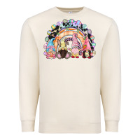 Sandshell Easter Day rainbow gnomes Premium Sweatshirt - CowGirlArtShop