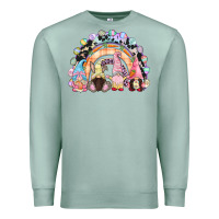 Seafoam Easter Day rainbow gnomes Premium Sweatshirt - CowGirlArtShop