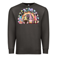 Smoke Easter Day rainbow gnomes Premium Sweatshirt - CowGirlArtShop